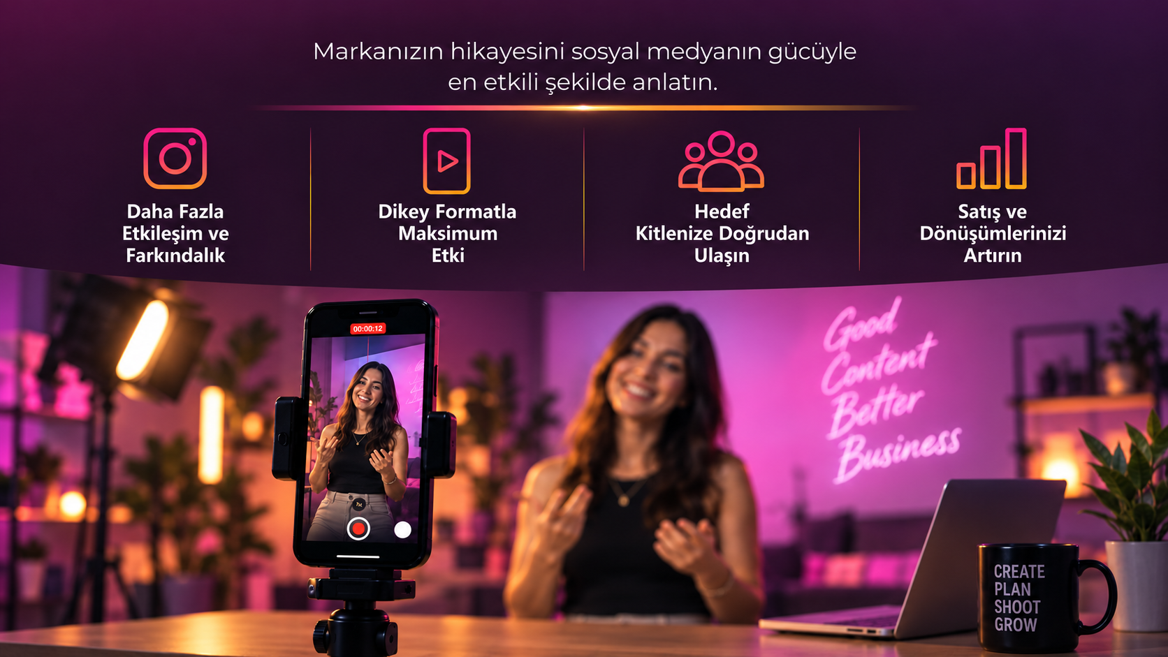 Profesyonel Sosyal Medya Instagram Reklam ve Videoları Profesyonel Sosyal Medya Instagram Reklam ve Videoları