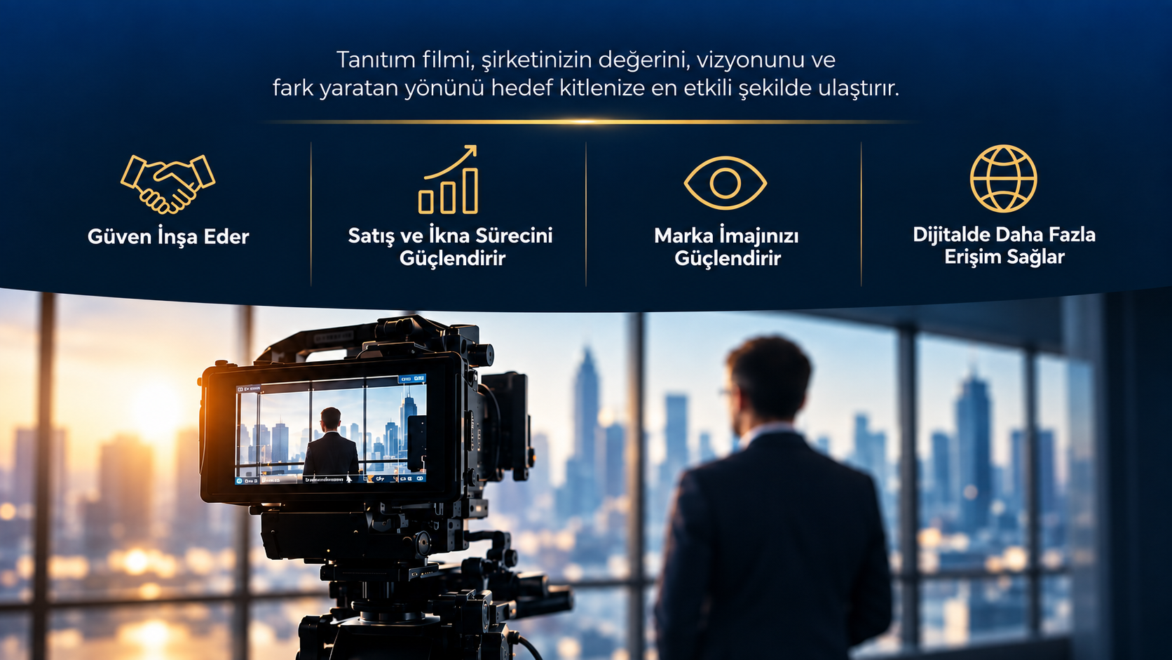 Profesyonel Tanıtım Filmi ve Kurumsal Video Çekimi Profesyonel Tanıtım Filmi ve Kurumsal Video Çekimi
