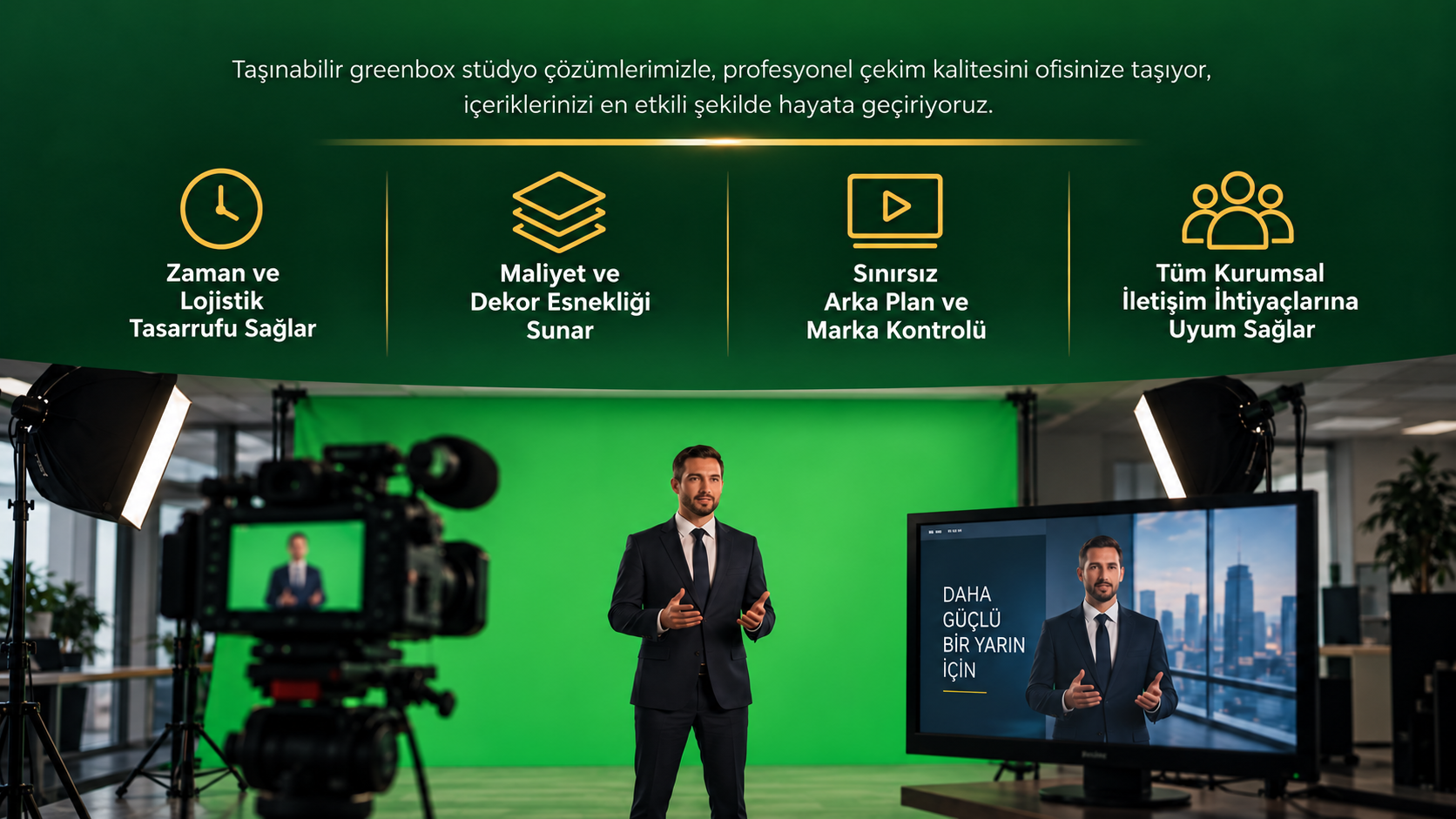 Profesyonel Yerinde Greenbox Çekim